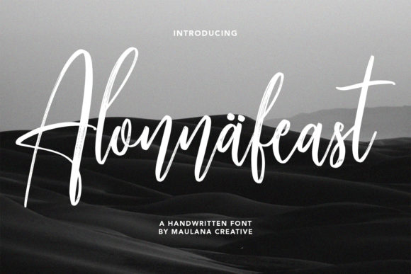 Alonnafeast: The Elegant Script Font for Modern Designers