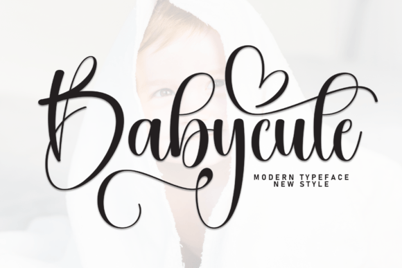 Babycute: A Script Font with Elegant, Artistic Flair