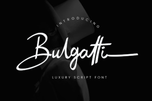 Bulgatti: The Sleek Script Font for Modern Luxury