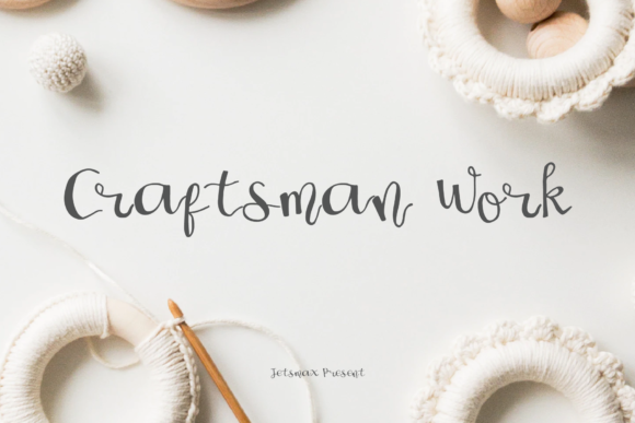Craftsman Work: A Whimsical Script for Authentic Branding