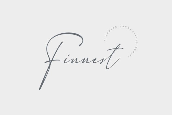 Discover Finnest: The Elegant Script Font for Modern Design