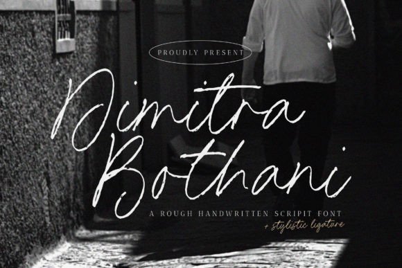 Embrace Raw Energy with the Dimitra Bothani Font