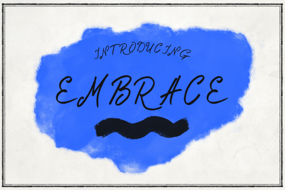 Embrace: The Handwritten Script Font for Elegant Designs