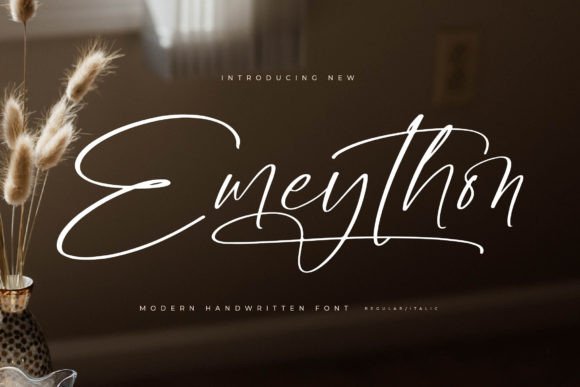 Emeython: Crafting Luxury with a Script Font