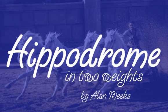 Hippodrome: A Script Font That Feels Like a Signature