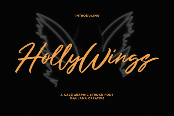 Holly Wings: A Brush Script with Personality and Polish