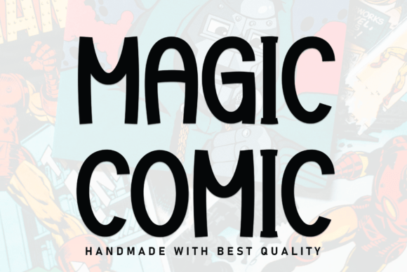 Magic Comic: A Script Font That Balances Whimsy and Elegance
