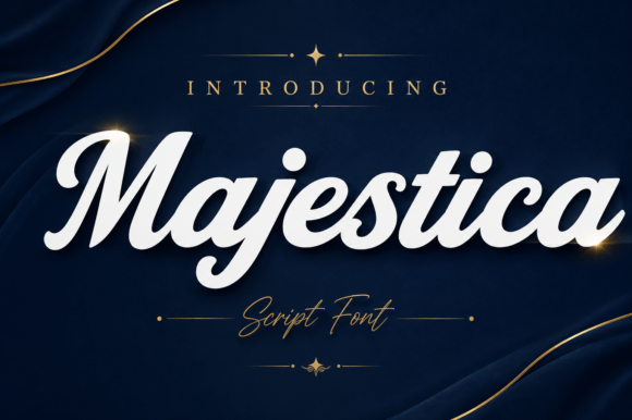 Majestica: Marrying Script Font Tradition with Modern Finesse