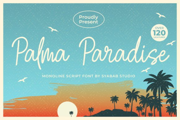 Palma Paradise: The Creative Font for Tropical Branding