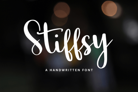 Stiffsy: The Handwritten Font for Genuine Design