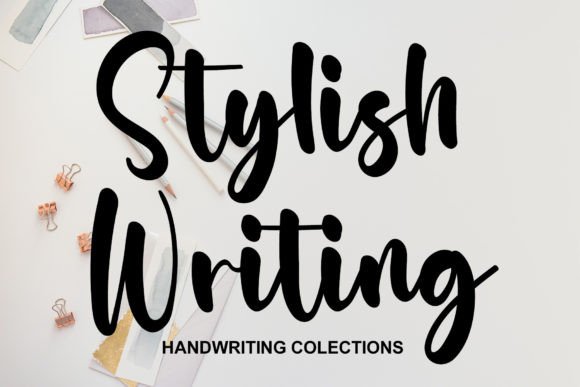 Stylish Writing: A Handwritten Font with a Personal Touch