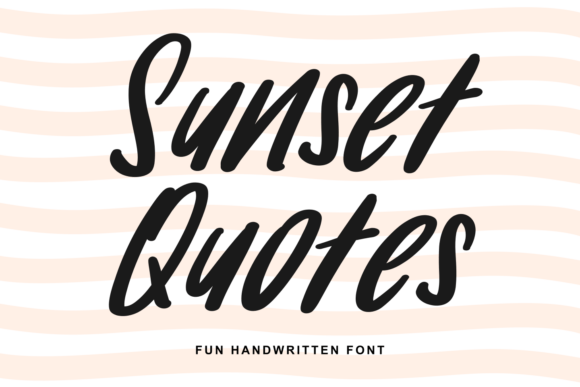Sunset Quotes: Capture the Warmth of Handwritten Elegance