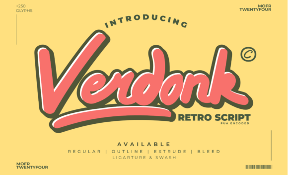 Verdonk: Crafting a Distinct Visual Voice with This Retro Script