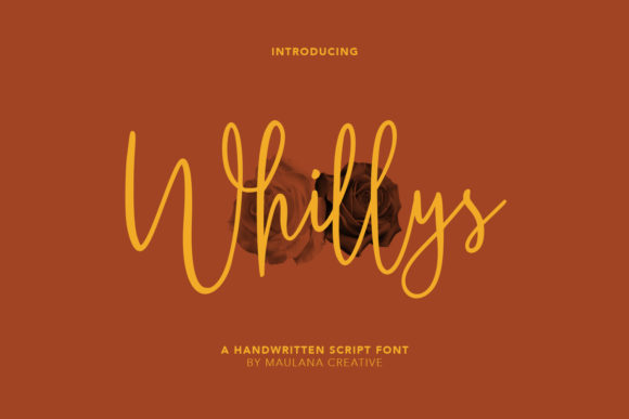 Whillys: The Handwritten Script Font That Adds a Romantic Touch