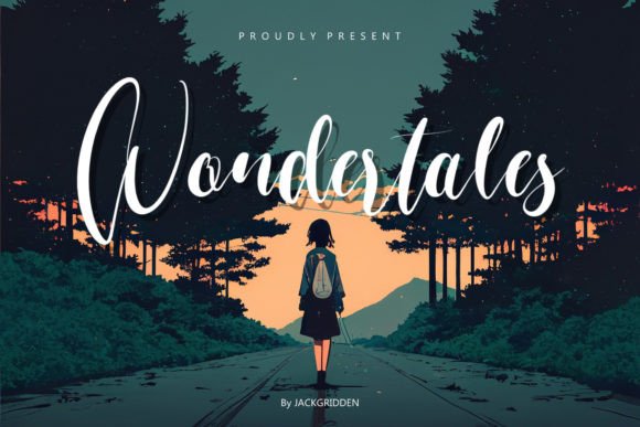 Wondertales: Crafting Magic with a Script Font