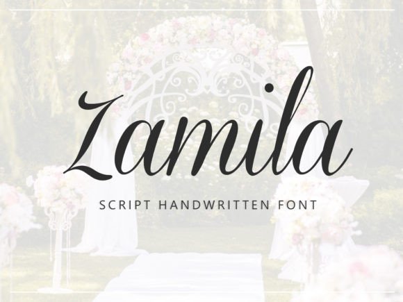 Zamila Font: The Art of Elegant Script Lettering